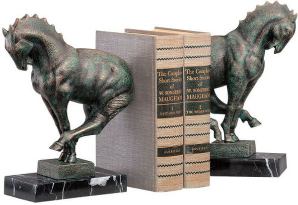 Full Gallop Bookends Horse Sculptures Decorative Products